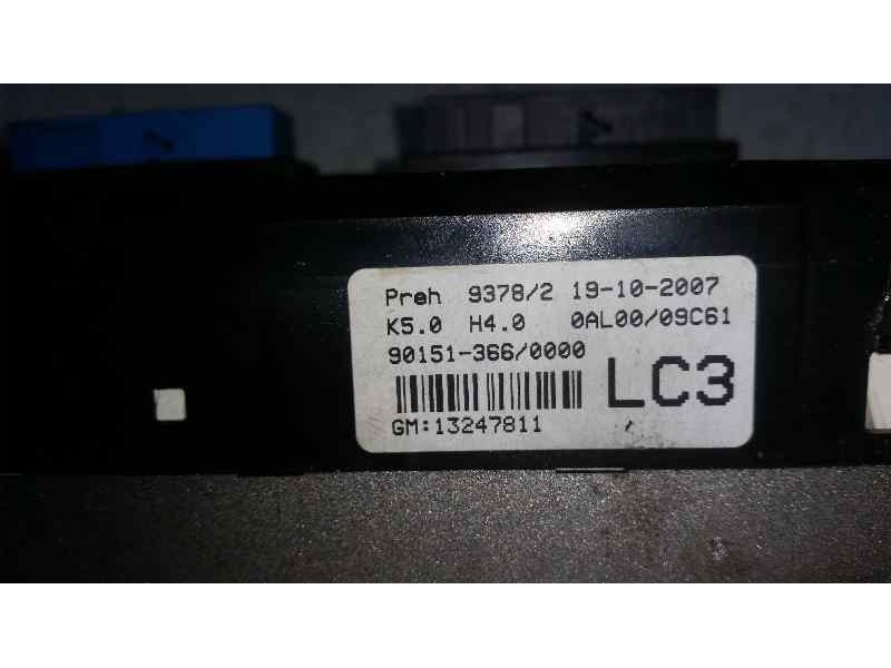 Recambio de mando climatizador para opel astra gtc cosmo referencia OEM IAM 90151366 13247811 