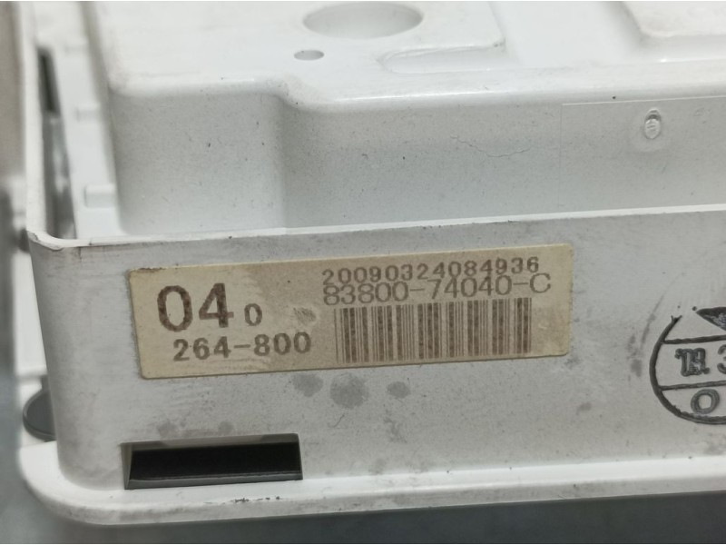 Recambio de cuadro instrumentos para toyota iq básico referencia OEM IAM 8380074040C 20090324084936 YAZAKI METER