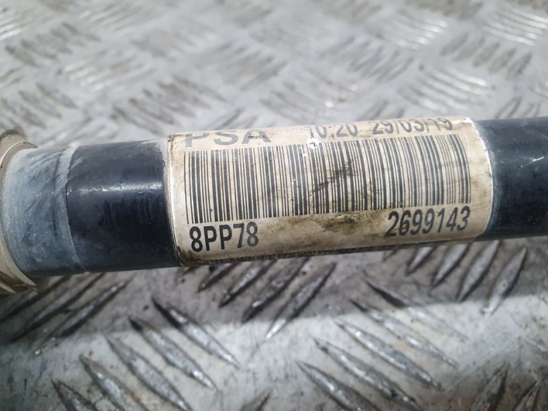 Recambio de transmision delantera izquierda para peugeot 3008 allure referencia OEM IAM 9811176880 8PP78 2699143 