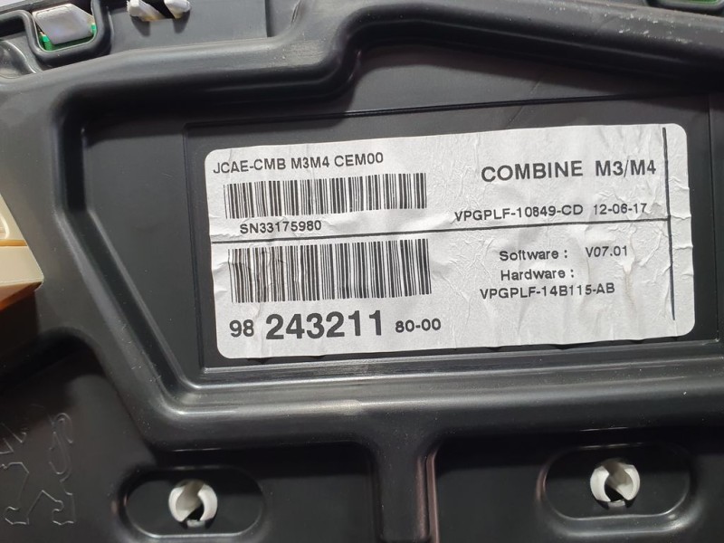 Recambio de cuadro instrumentos para citroën c-elysée feel referencia OEM IAM 982432118000  