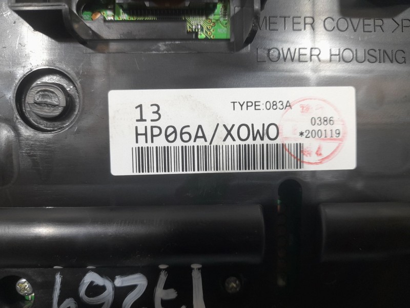 Recambio de cuadro instrumentos para nissan qashqai ii (j11, j11_) 1.5 dci referencia OEM IAM HP06AXOWO 0386200119 