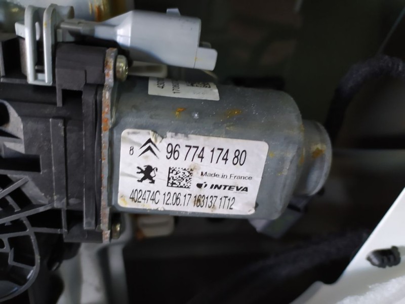 Recambio de elevalunas trasero derecho para citroën c-elysée feel referencia OEM IAM  2 PINS ELECTRICO