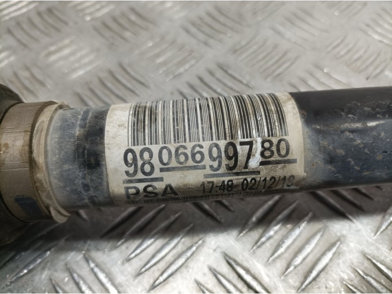 Recambio de transmision delantera derecha para opel combo cargo (e) edition referencia OEM IAM 9806699780  