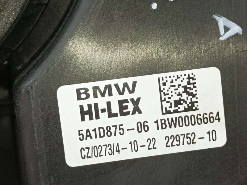 Recambio de elevalunas delantero izquierdo para bmw serie x1 (u11) sdrive 1.8i referencia OEM IAM 5A1D87506 1BW0006664 HILEX ELE