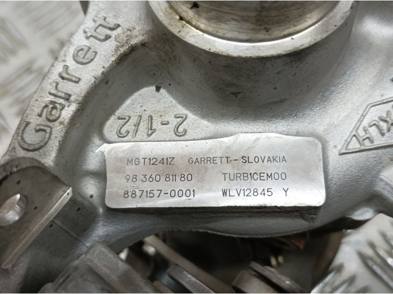 Recambio de turbocompresor para peugeot 2008 (p1) 1.2 puretech referencia OEM IAM 9836081180 8871570001 GARRETT