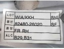 Recambio de elevalunas delantero derecho para hyundai santa fe (sm) 2.0 gls crdi 4x4 referencia OEM IAM 8248026020  ELECTRICO 2 
