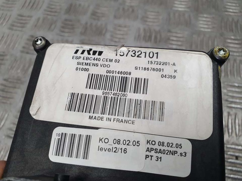Recambio de abs para peugeot 407 sw st confort pack referencia OEM IAM 15732101 S118676001 SIEMENS