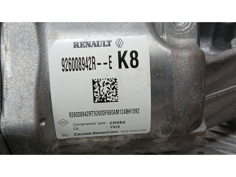 Recambio de compresor aire acondicionado para renault express advance referencia OEM IAM 926008942R CALSONIC KANSEI CR08D