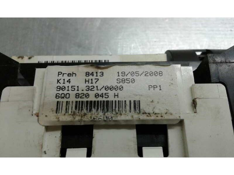 Recambio de mando climatizador para volkswagen polo (9n3) advance referencia OEM IAM 8413K14 6Q0820045H BEHR