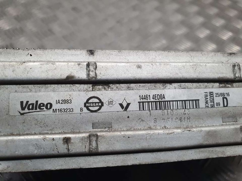 Recambio de intercooler para nissan qashqai (j11) acenta referencia OEM IAM 144614ED0A M163233 VALEO