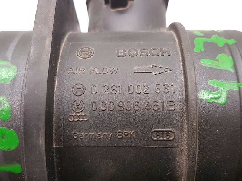 Recambio de caudalimetro para volkswagen polo (9n3) advance referencia OEM IAM 038906461B 0281002531 BOSCH