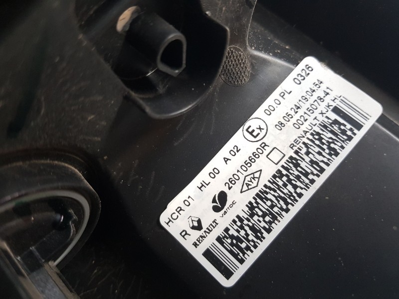 Recambio de faro derecho para renault express advance referencia OEM IAM 260105660R  