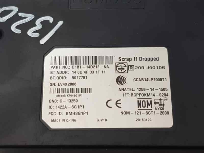 Recambio de modulo electronico para ford fiesta (ccn) trend referencia OEM IAM D1BT14D212NA 209J00106 