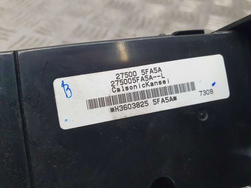 Recambio de mando climatizador para nissan micra v (k14) bose limited edition referencia OEM IAM 275005FA5A 275005FA5A 