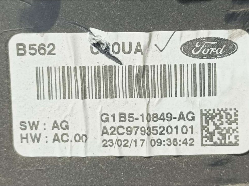 Recambio de cuadro instrumentos para ford ka+ ultimate referencia OEM IAM G1B510849AG A2C9793520101 