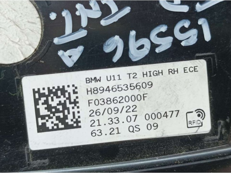 Recambio de piloto trasero derecho para bmw serie x1 (u11) sdrive 1.8i referencia OEM IAM H8946535609 F0386200F INTERIOR LED