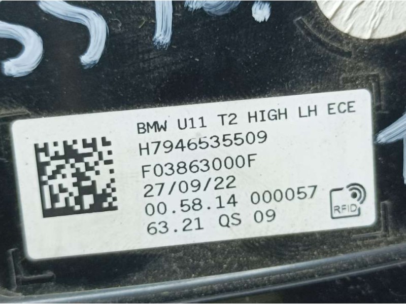 Recambio de piloto trasero izquierdo para bmw serie x1 (u11) sdrive 1.8i referencia OEM IAM H7946535509 F0386300F INTERIOR LED