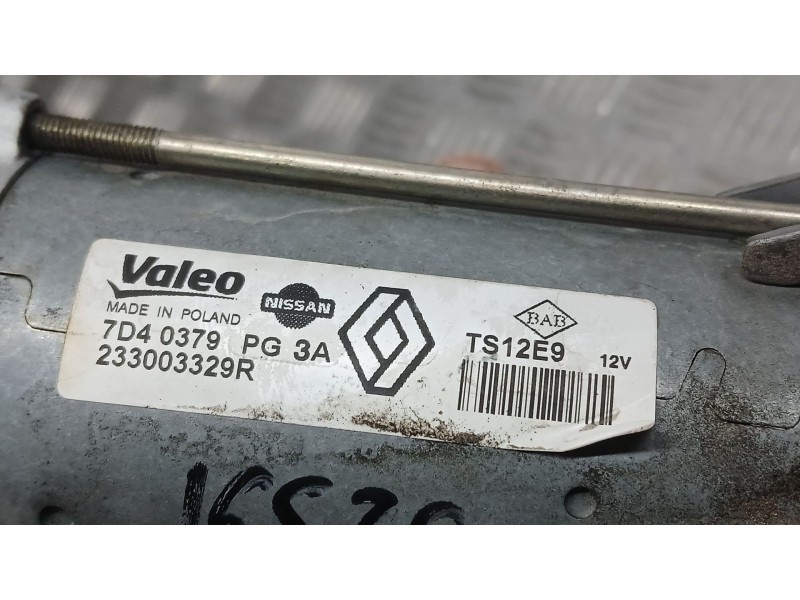 Recambio de motor arranque para dacia logan mcv ii 1.5 dci referencia OEM IAM 233003329R VALEO TS12E9