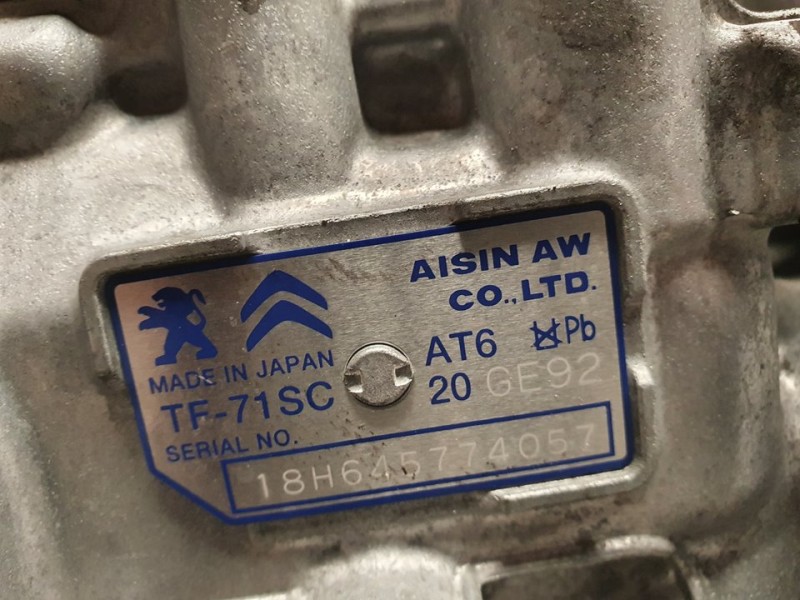 Recambio de caja cambios para citroën c3 shine referencia OEM IAM 20GE92 18H645774057 AUTOMATICA