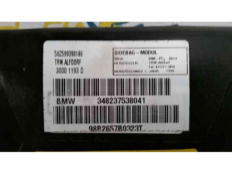 Recambio de airbag lateral derecho para bmw serie 3 compacto (e36) 316i se referencia OEM IAM   PUERTA