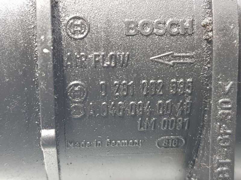 Recambio de caudalimetro para mercedes-benz clase e (w211) berlina e 220 cdi (211.008) referencia OEM IAM A0460040048 0281002535